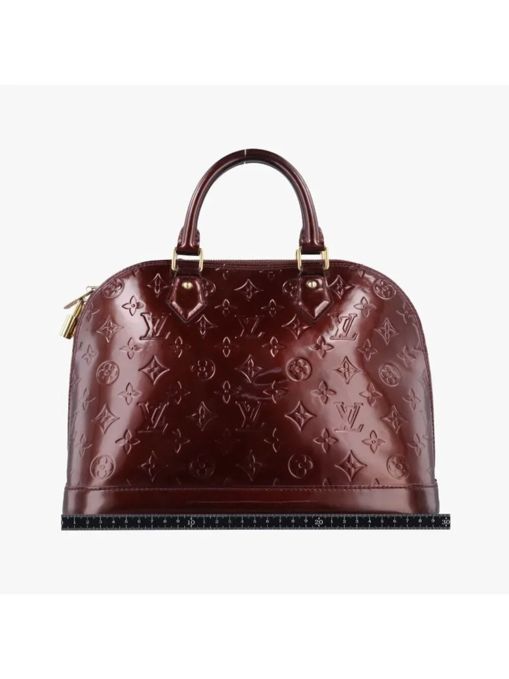 Louis Vuitton Alma PM Amarante Vernis Handbag